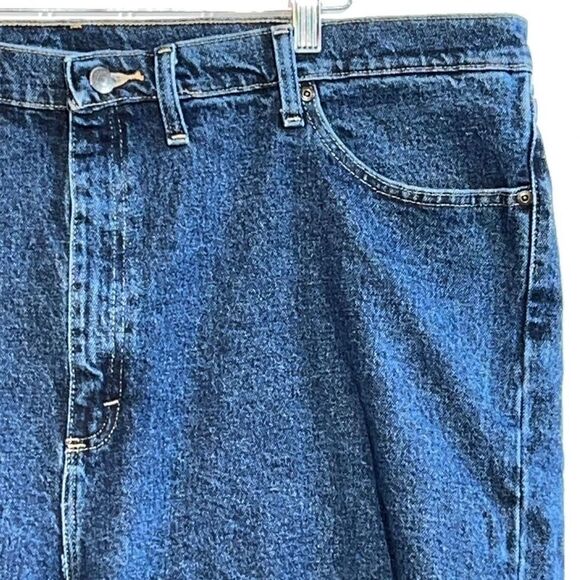 Wrangler Jeans Shorts Mens 44X10 Relaxed Fit Blue Pockets - Picture 5 of 10